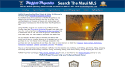 Desktop Screenshot of mauimls.biz